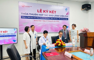 Bệnh viện Sản – Nhi tỉnh hợp tác với AIA triển khai dịch vụ bảo lãnh viện phí